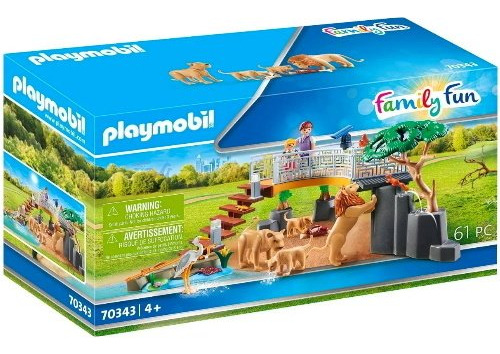 Playmobil 70343 Recinto Exterior De Leones