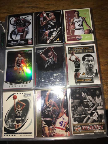 Colección George Gervin Incluye Game Jersey, Autografo Spurs (Usado)
