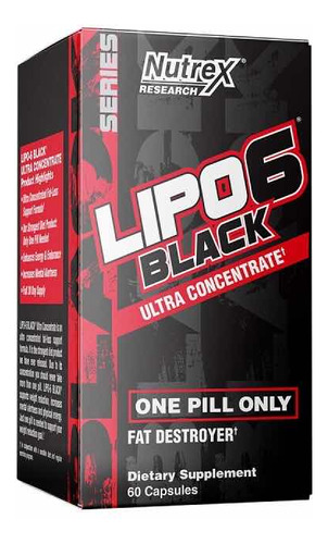 Lipo 6 Black Original 60 Cápsulas.