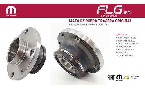 Maza Trasera Fiat 52113161