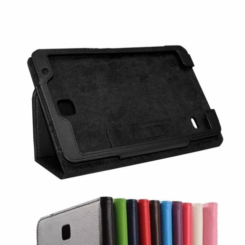 Capa Case Couro Tablet Samsung Tab4 7 T230 + Película Vidro