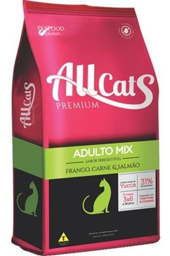Ração Para Gatos Adultos Allcats Mix 20kg