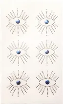 Comprar Plancha De Strass Tachas Termoadhesivas Ojos Turcos Hotfix