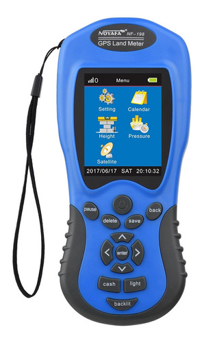 Medidor De Terreno Gps Noyafa Nf-198, Portátil, Digital, Lcd