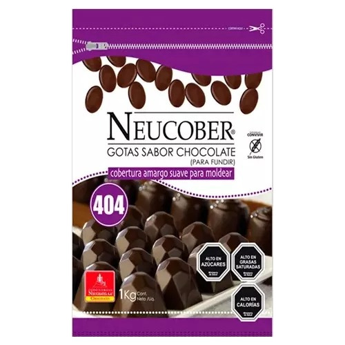 Chocolate Neucober 410 Blanco Alfajor 407 Semiamargo Leche 