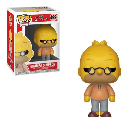 Funko Pop Abuelo Simpson 499 The Simpsons Original Educando