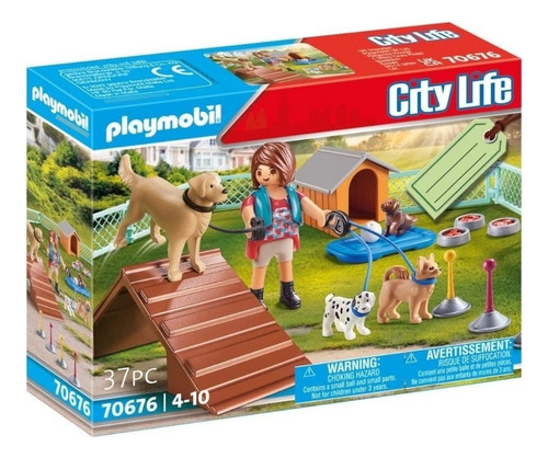 Playmobil City Life 70676 Entrenadora De Perros