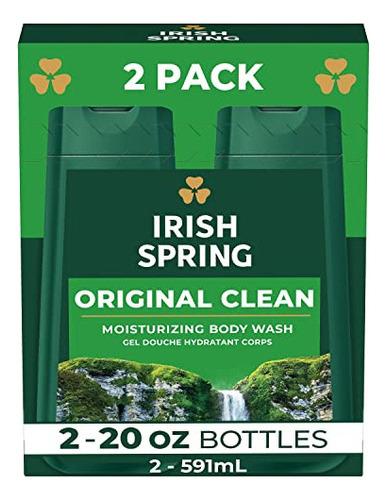 Gel De Baño Irish Spring Original Clean Body Wash, 20 Onzas,