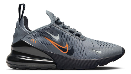 Tenis Para Niños Grandes Nike Air Max 270 Gris