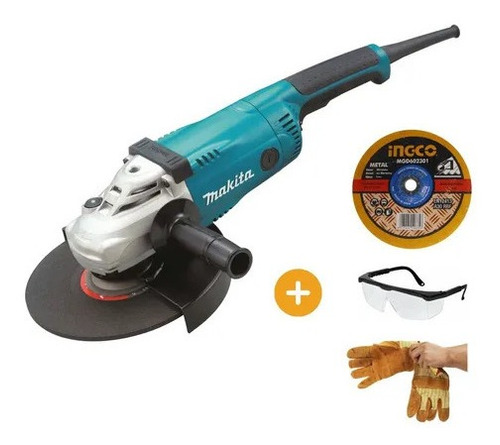 Amoladora Angular Makita Ga9020 Turquesa 2200 w 220 v - Tyt