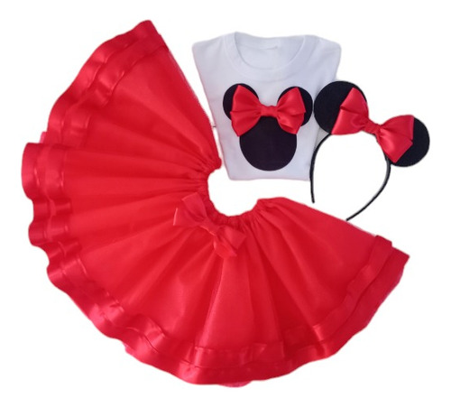 Disfraz Conjunto Tutú Cumpleaños Minnie Mouse By @chic.tutu