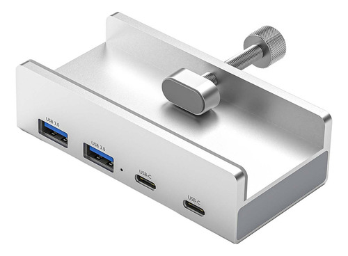 4 Puertos De Aluminio Externo Dock Usb3.0 Extensor Lector De