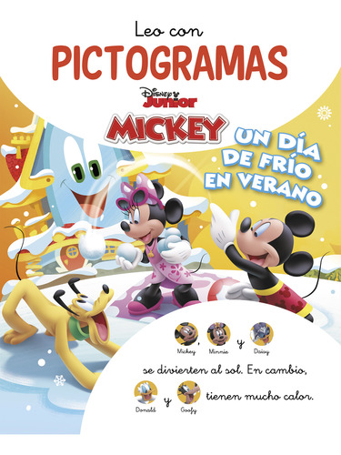 Libro Mickey Mouse Funhouse Leo Con Pictogramas Un Día De Fr