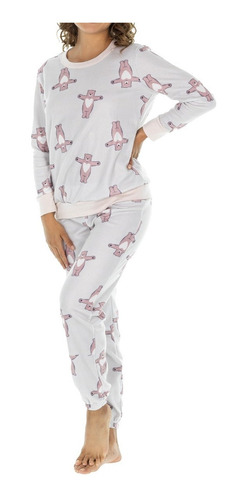 Pijama Ligera Manga Larga Pantalón Tops&bottoms 27494 Mujer