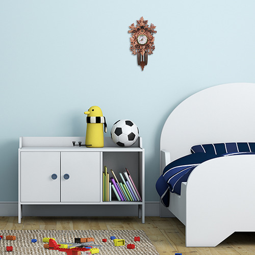 Reloj De Pared Cucú Decoración Colgante De Madera Para Hogar