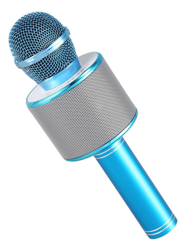 Micrófonos Micrófono Musical Azul Reproductor Inalámbrico Ca