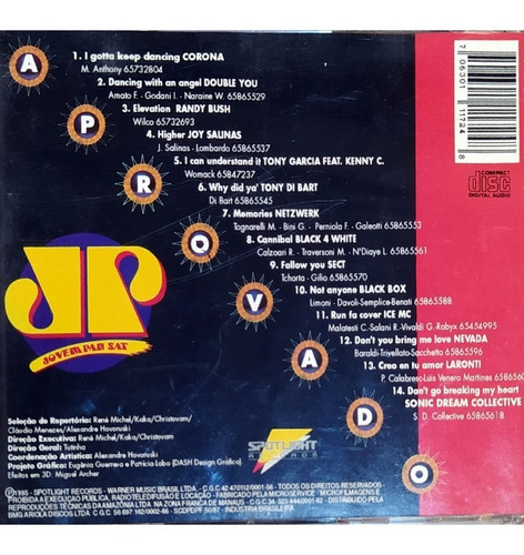 Imagem 2 de 4 de Cd Jovem Pan Sat