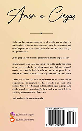 Amor A Ciegas, De Perry, Christian. Editorial Independently Published, Tapa Blanda En Español, 2020