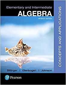 Elementary And Intermediate Algebra Concepts And Application