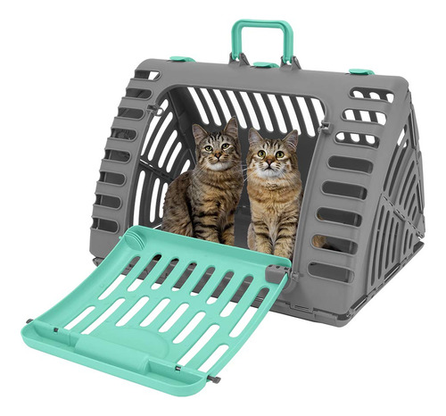 Sportpet Designs - Transportador Plegable Para Gatos De Viaj