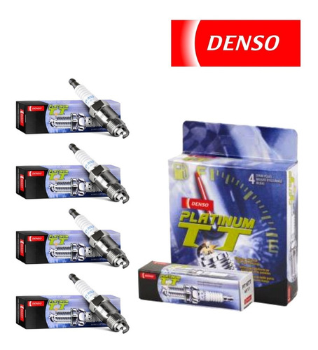 Bujias Denso Doble Platino Para Elantra 1.6 2006-2011 Pk16tt