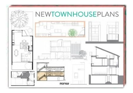 New Townhouse Plans - Casas - Planos - Arquitectura