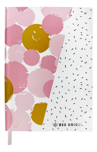 Caderno A5 Pallete Capa Dura 120 Folhas 80g/m Bee Unique Cor Branco