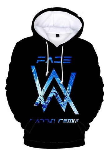 Sudadera Con Capucha Y Estampado De Moda Alan Walker