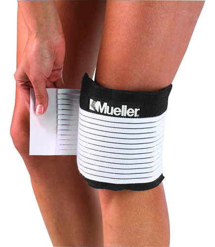 Mueller Frío, Envoltura Caliente, Elástico, Negro, Talla Úni