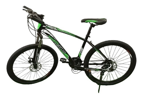 Bicicleta Aro 26 Color Negro Con Verde De Verano Smallbox