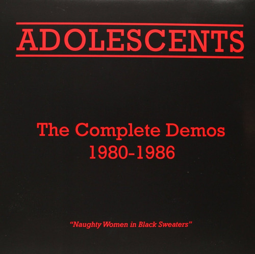 The Adolescents Complete Demos 1980-1986 Lp Vinilo Colorea 