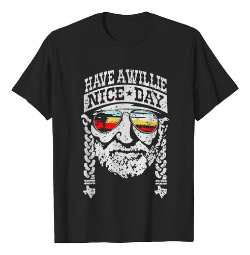 Camiseta De Música Country De Willie Nelson