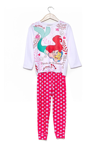 Pijama Sirenita Niñas Manga Larga Princesas Frozen Disney®