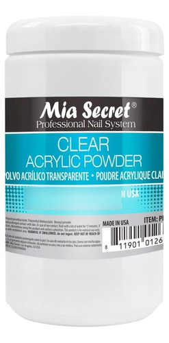 Mia Secret- Clear Acrylic Powder 24 Oz (680gr)