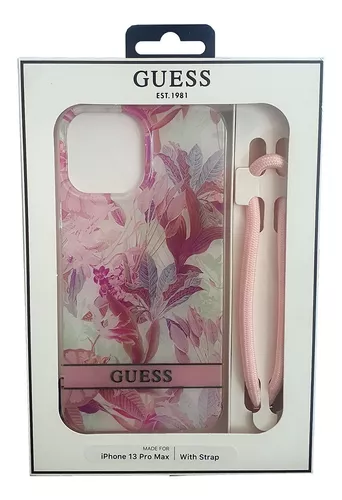 Funda Guess Stripe Rosa Compatible Con iPhone 12 Pro Max