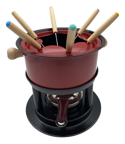 Fondue Maker Pot Fondue Pot Con 6 Palos Multiusos Fondue Pot