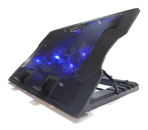 Base Refrigerante Portátil 17 , 5 Niveles 2 Ventiladores Led