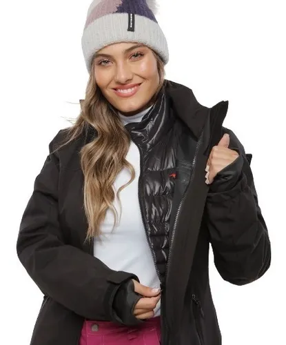 Campera Con Chaleco Arlet 4 En 1 Montagne Abrigo Mujer