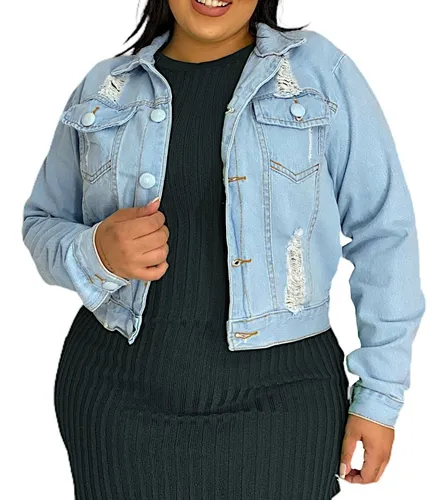 Blusa com jaqueta best sale jeans