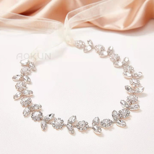 Diadema De Cristal Para Novia Con Diamantes De Imitación