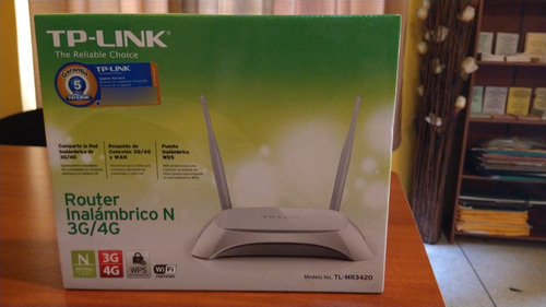  Router Tp- Link Inalambrico N 3g/4g Tl-mr3420
