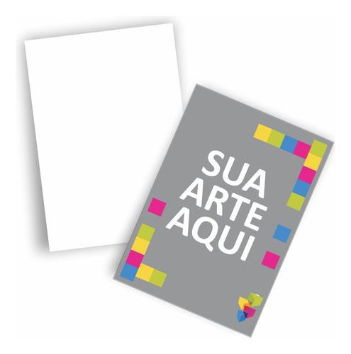 2500 Panfletos Flyer Folheto 120g 10x15 Cm Frente