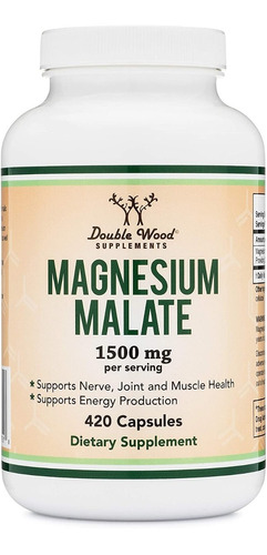 Malato De Magnesio - 420 Capsulas - Unidad a $614