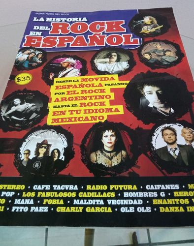 Revista Historia Del Rock Maná Cafe Tacuba Fobia Enanitos T (Usado)
