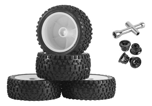 4 Uds., Neumáticos Delanteros Traseros Compatible Con Buggy
