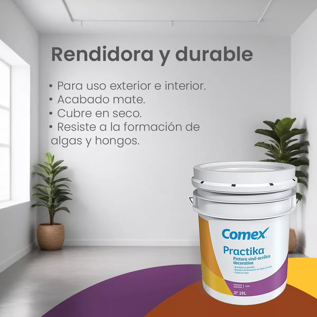 Segunda imagen para búsqueda de pintura blanca comex