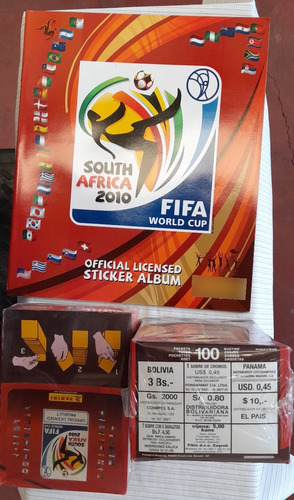 Cajas Panini Mundial Futbol Sur Africa 2010 