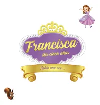 Comprar Logo Sofia La Princesita Nombre Personalizado Logo Digital