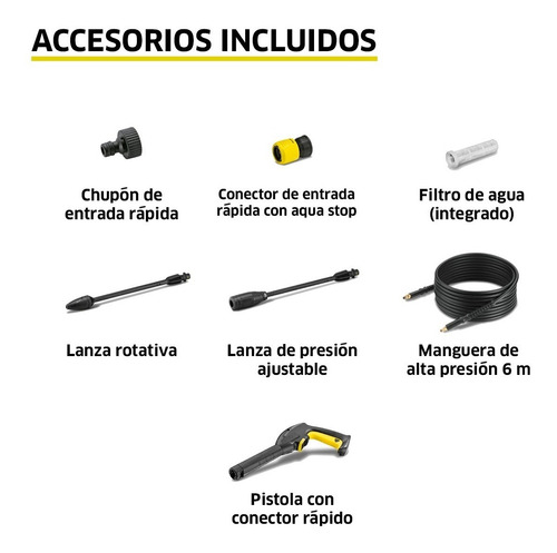 Imagen 2 de 8 de Hidrolavadora Karcher K3 1700 Psi + Envío Gratis