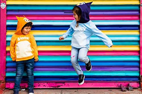 Sudadera Con Capucha Bluey De Forro Polar Para Niños Pequeño